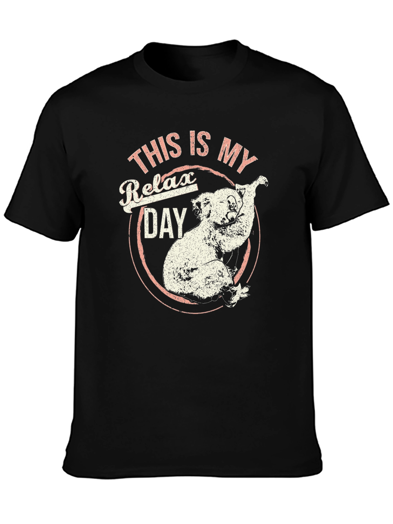 Relax Day Koala Graphic T-Shirt - Soft Cotton Tee