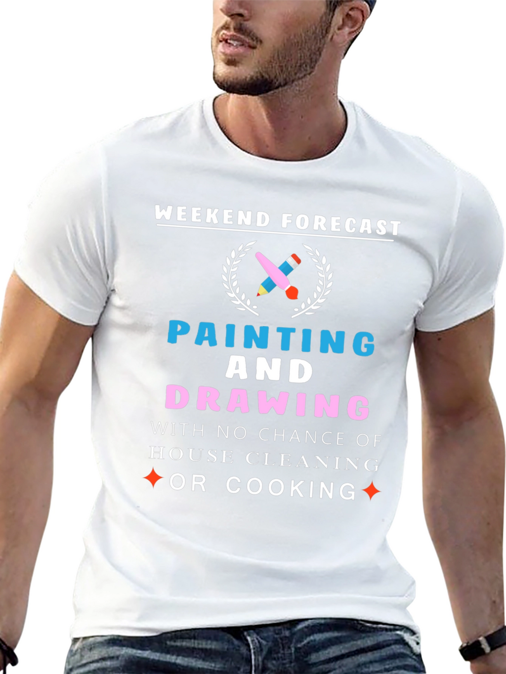 Weekend Forecast: Painting & Drawing T-Shirt