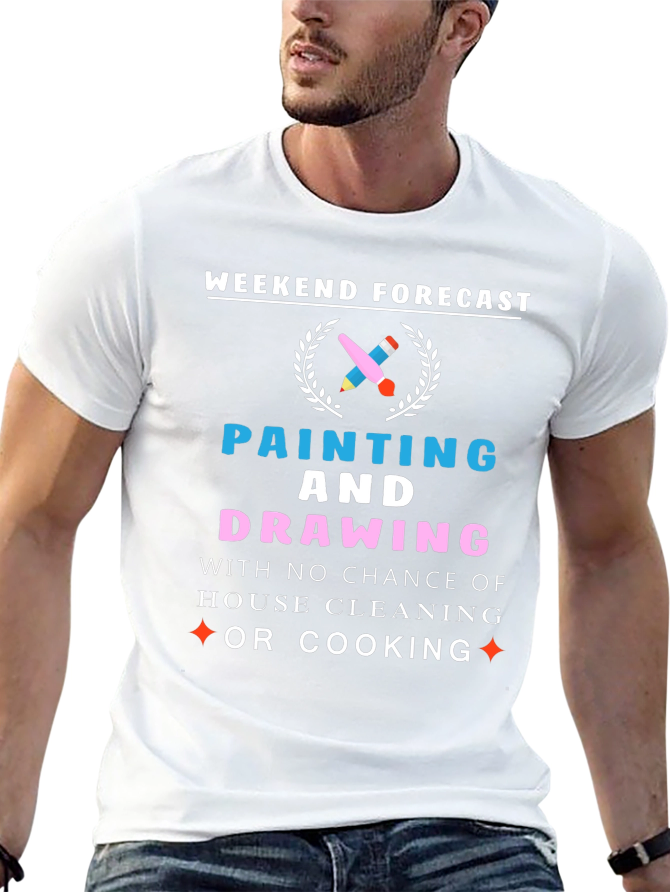 Weekend Forecast: Painting & Drawing T-Shirt