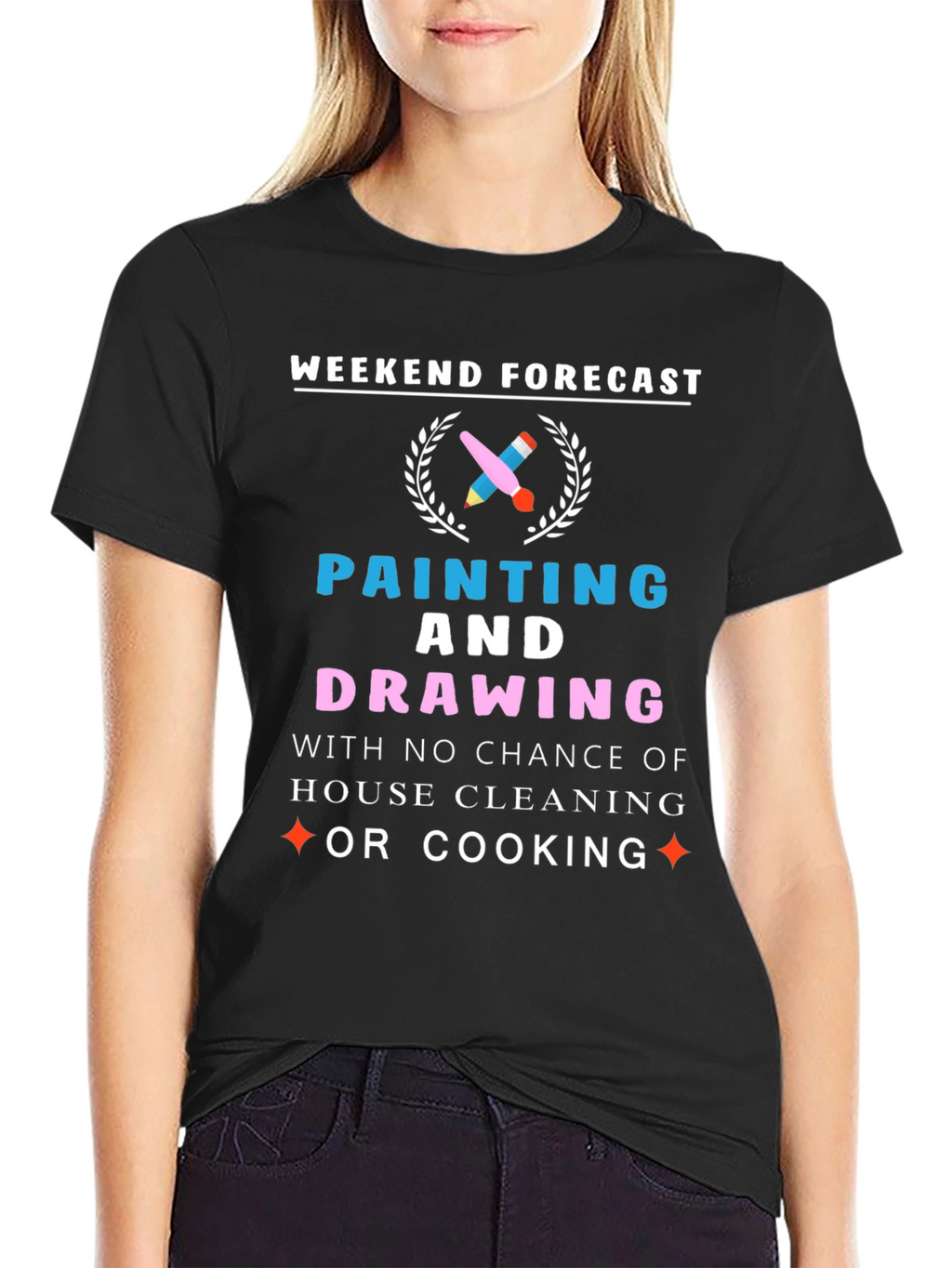 Weekend Forecast: Painting & Drawing T-Shirt