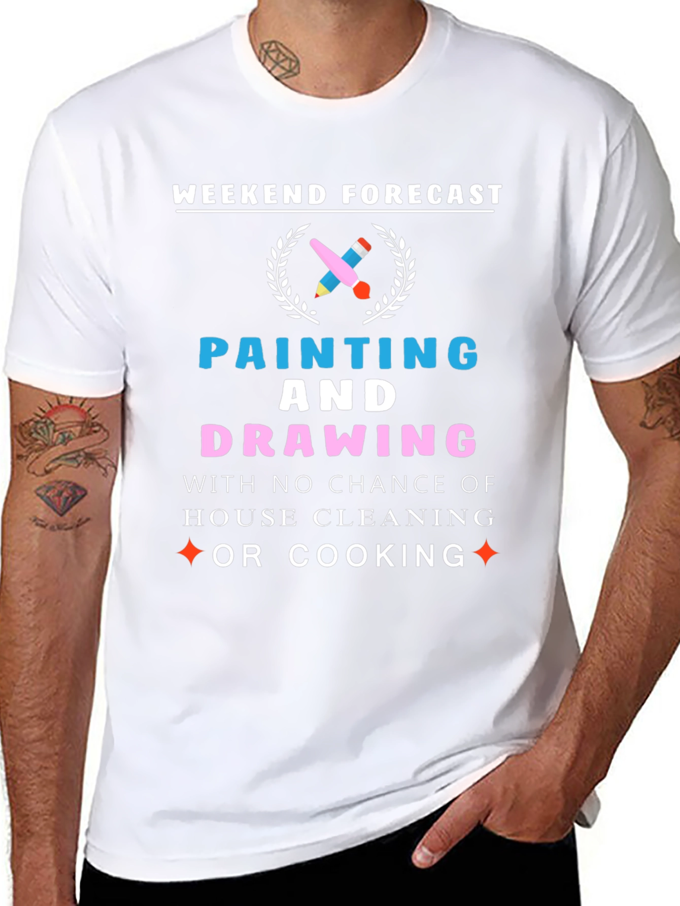Weekend Forecast: Painting & Drawing T-Shirt