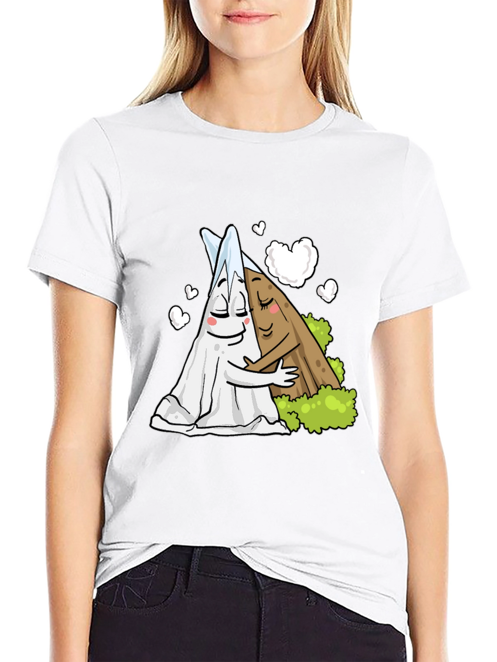 Cute Salt and Pepper Hugging T-Shirt