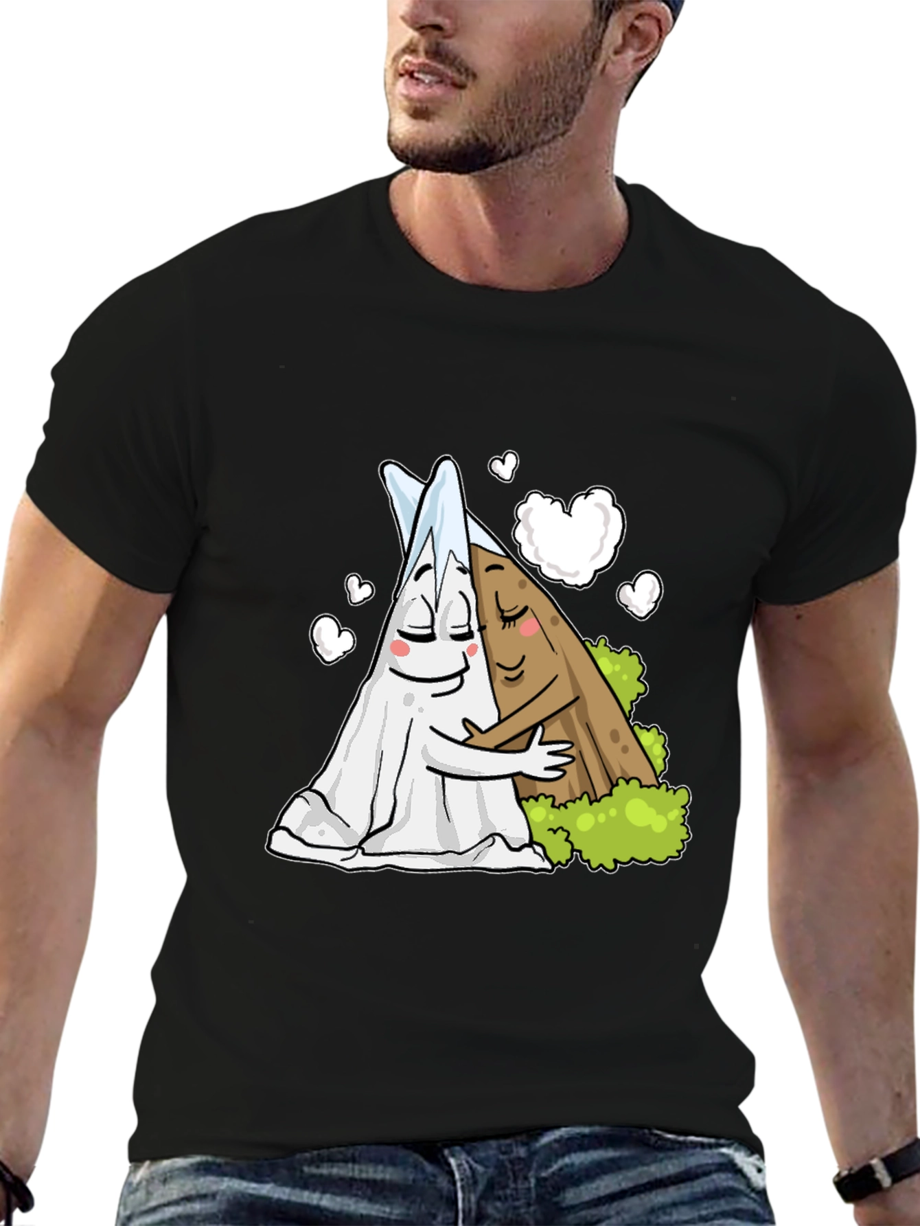 Cute Salt and Pepper Hugging T-Shirt
