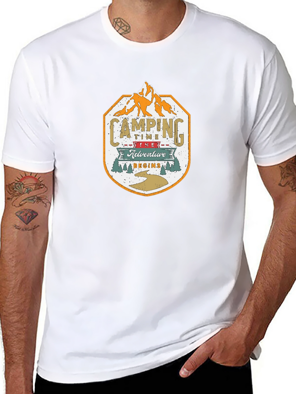 Camping Adventure T-Shirt - Time to Explore!