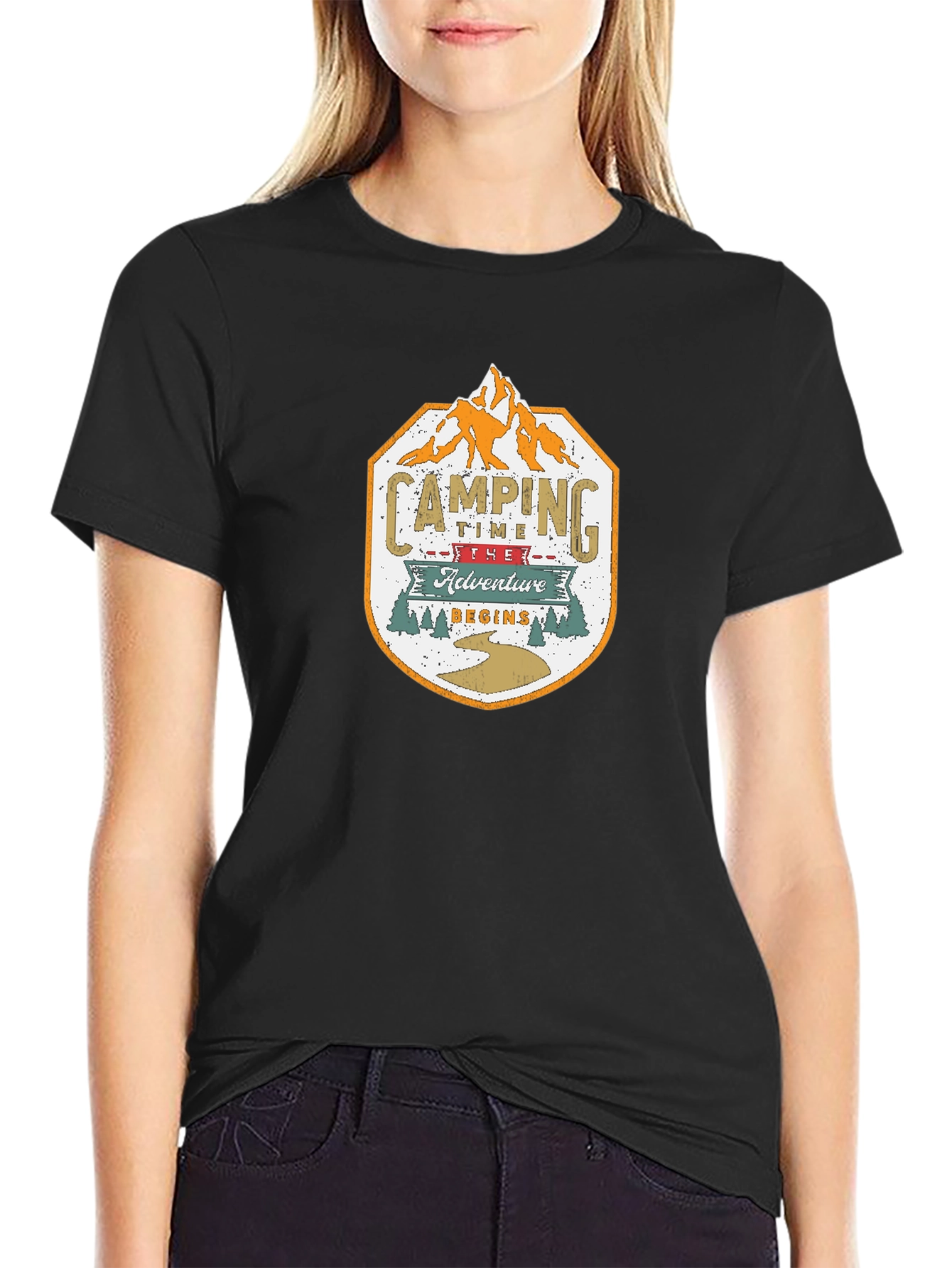 Camping Adventure T-Shirt - Time to Explore!