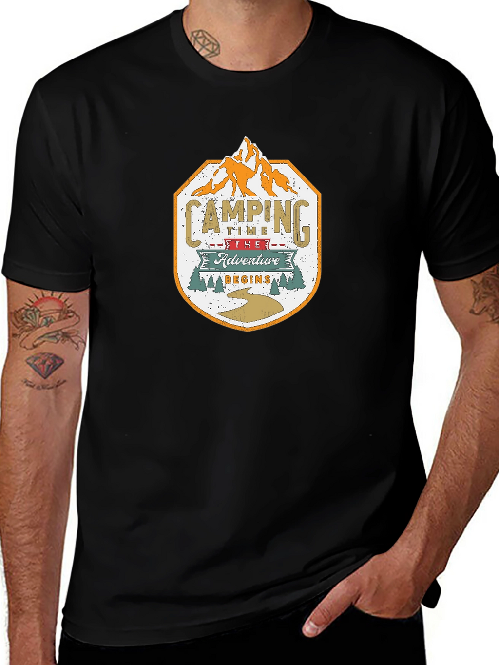 Camping Adventure T-Shirt - Time to Explore!