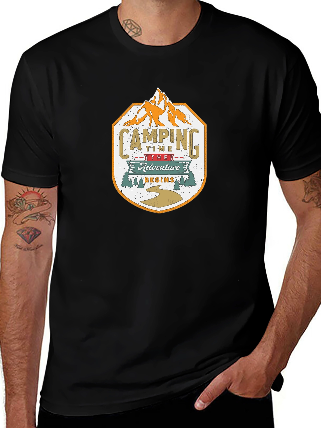 Camping Adventure T-Shirt - Time to Explore!