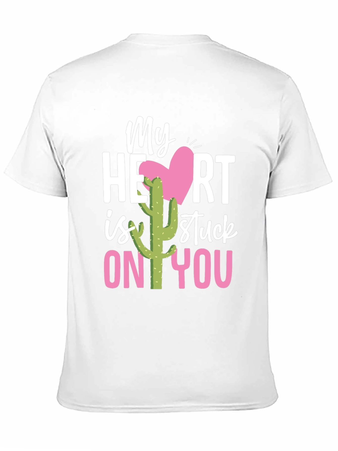 Stuck On You Valentines Day Cactus T-Shirt