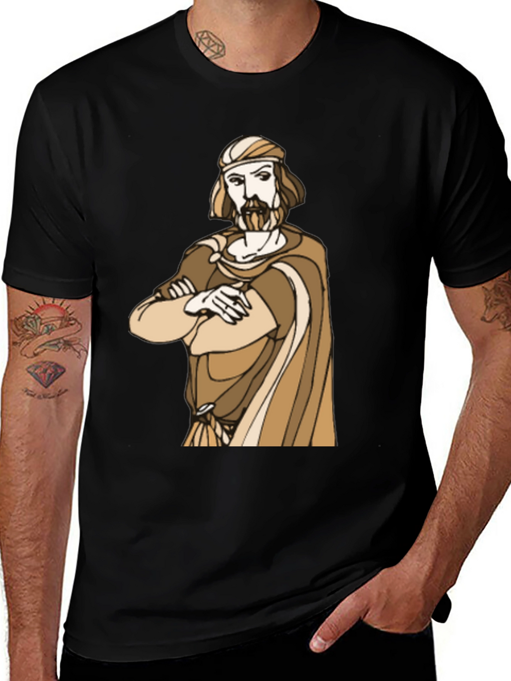 Ancient Philosopher Graphic T-Shirt - Unisex