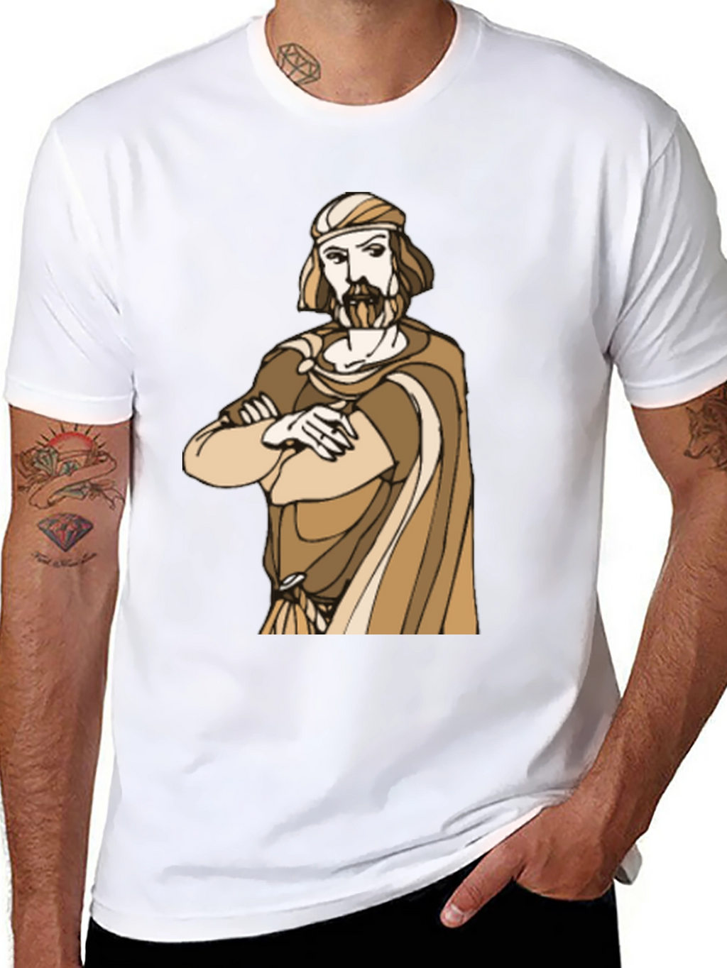 Ancient Philosopher Graphic T-Shirt - Unisex