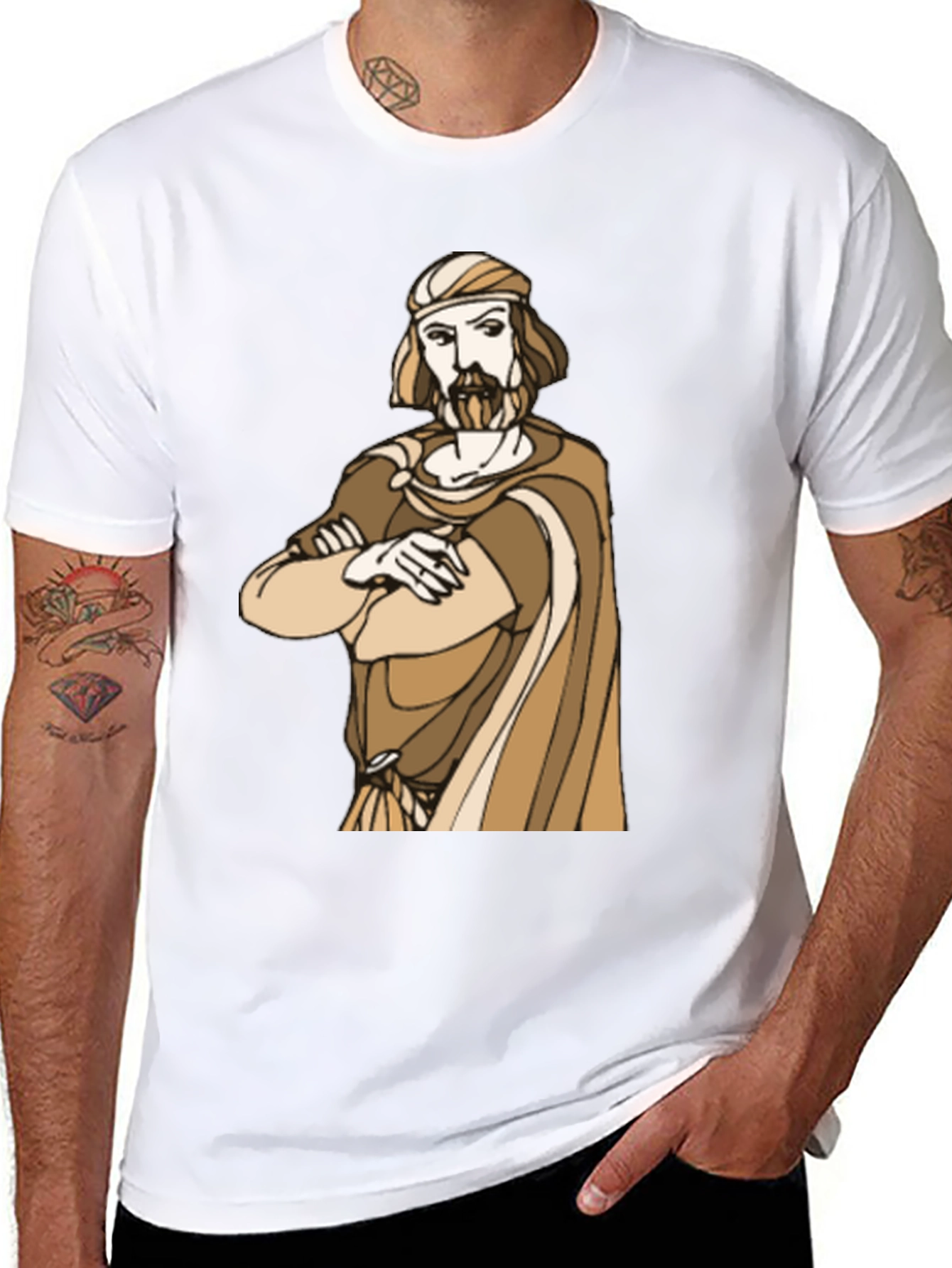 Ancient Philosopher Graphic T-Shirt - Unisex
