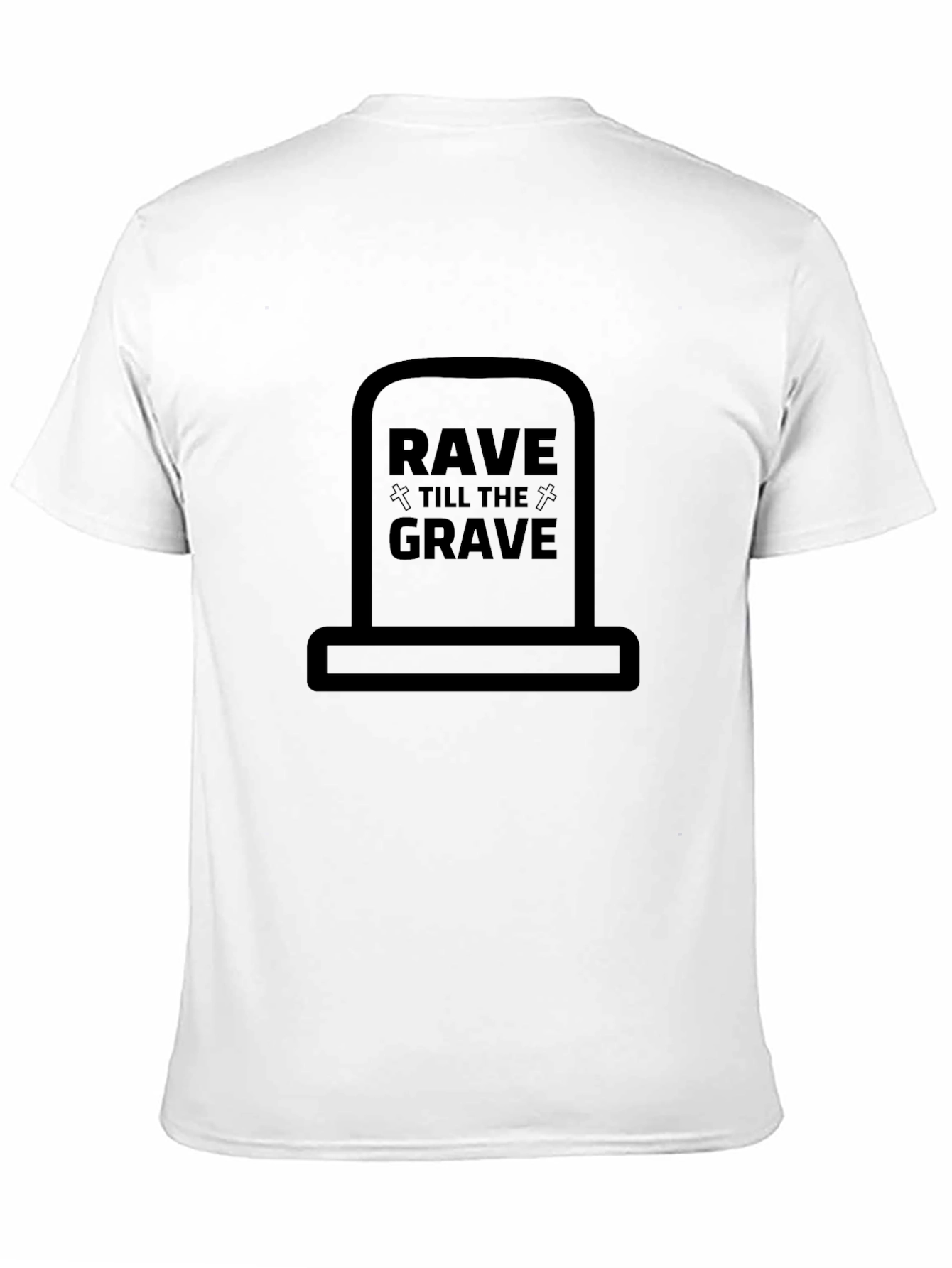 Rave Till The Grave Graphic Tee