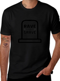 Rave Till The Grave Graphic Tee