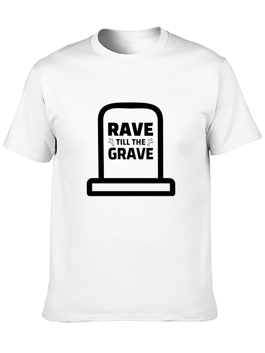 Rave Till The Grave Graphic Tee
