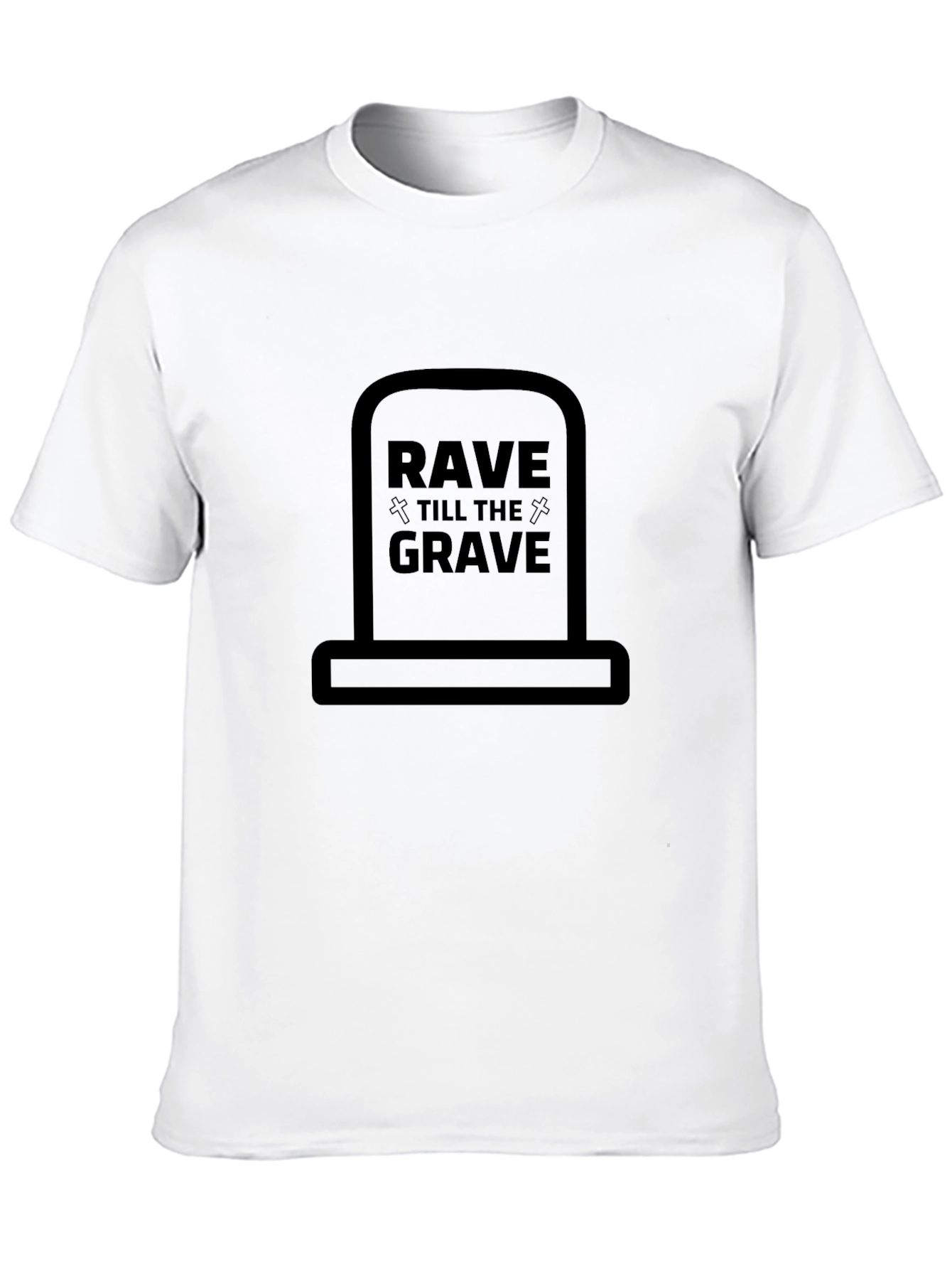 Rave Till The Grave Graphic Tee