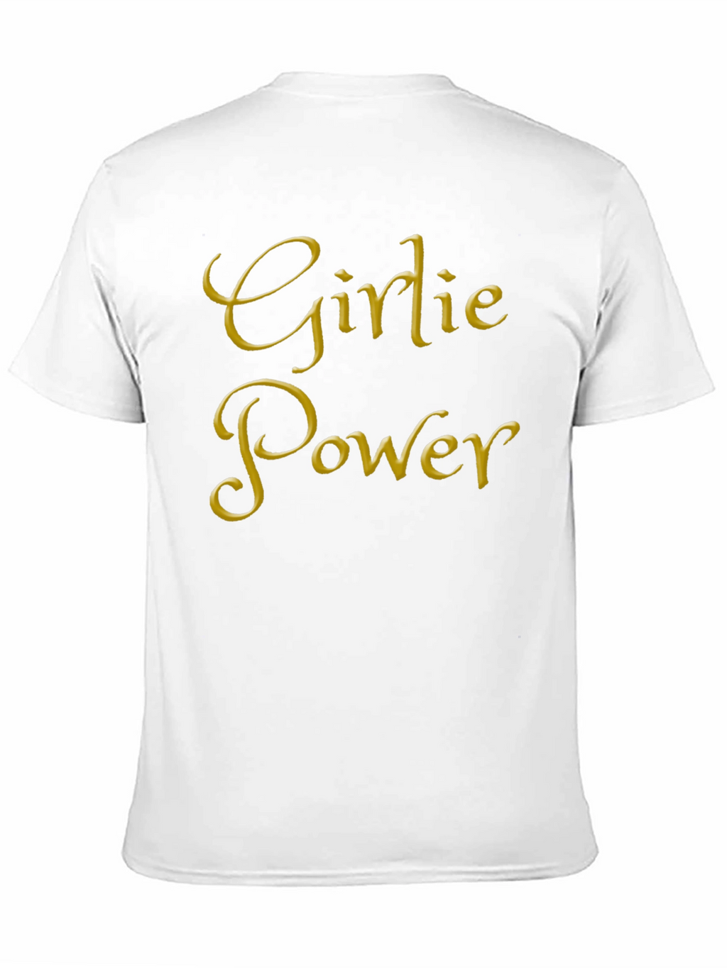 Girlie Power Graphic Tee - Black Cotton T-Shirt