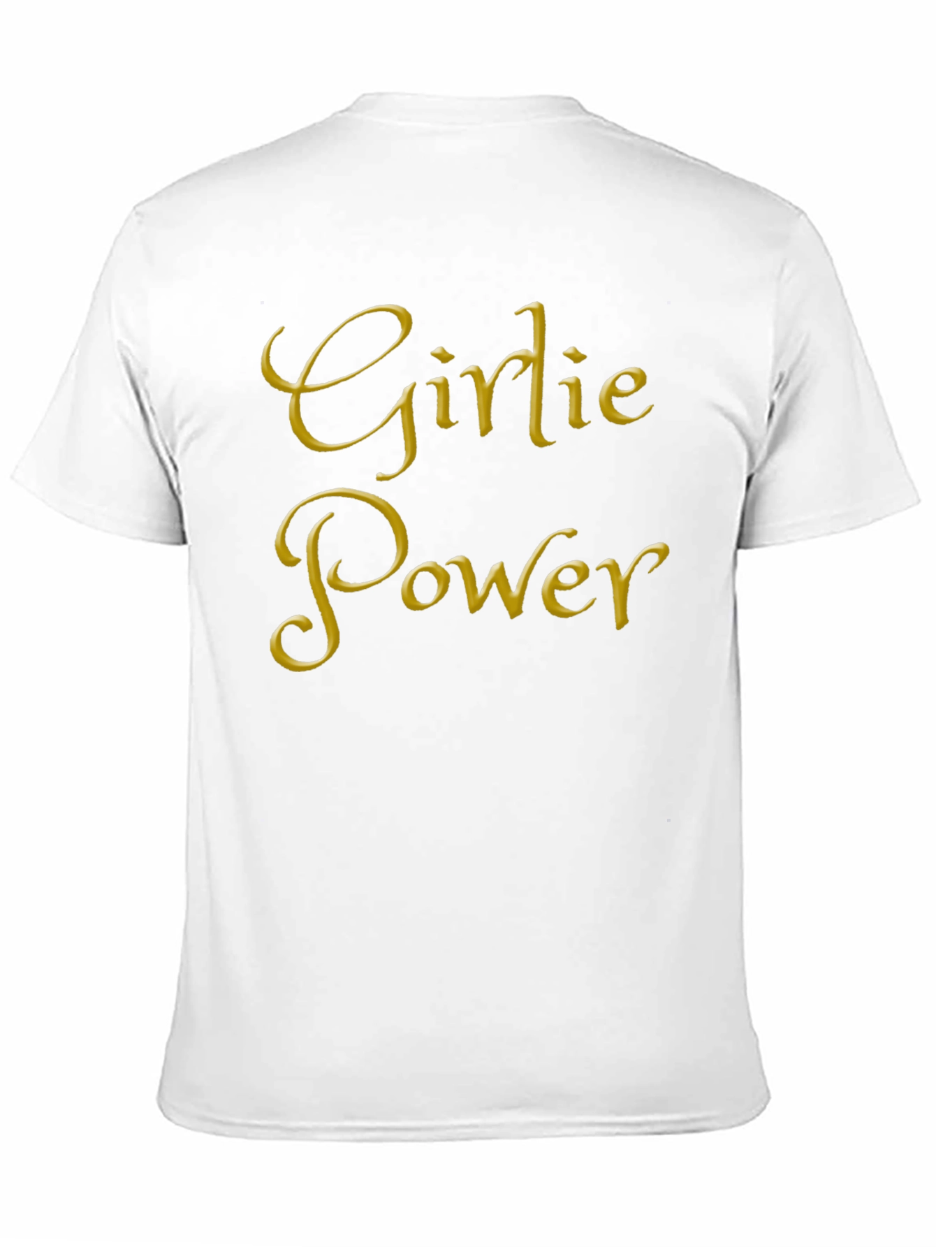 Girlie Power Graphic Tee - Black Cotton T-Shirt