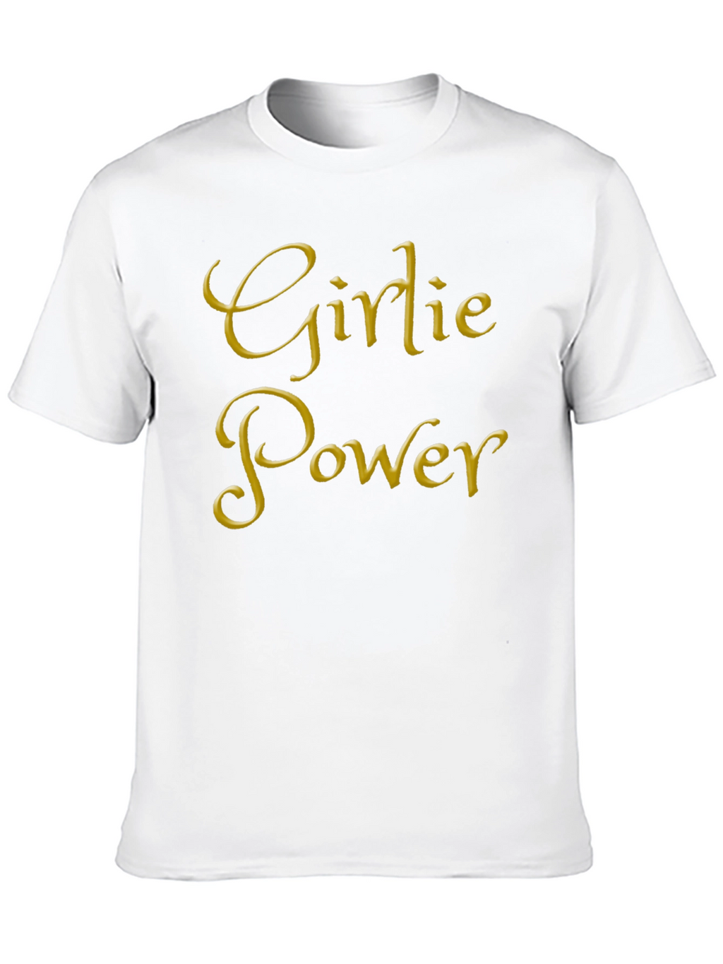 Girlie Power Graphic Tee - Black Cotton T-Shirt