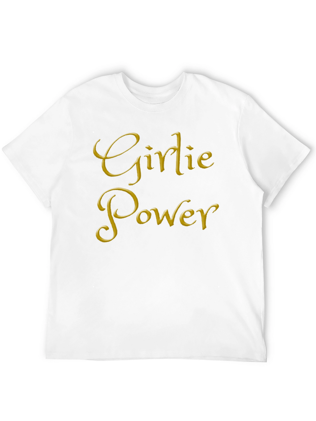 Girlie Power Graphic Tee - Black Cotton T-Shirt