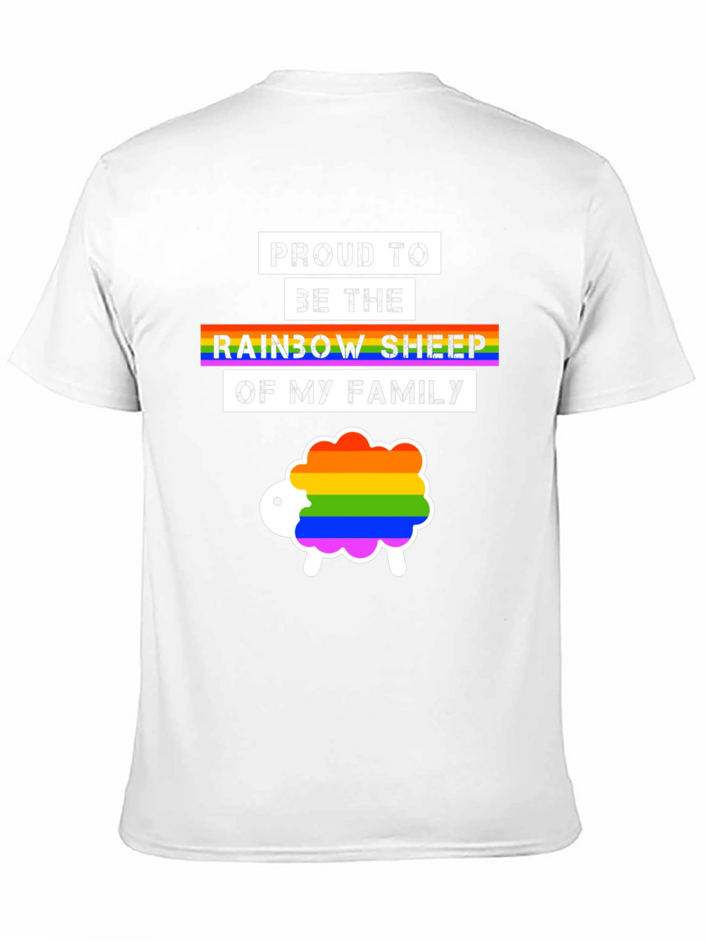 Proud Rainbow Sheep LGBTQ+ T-Shirt