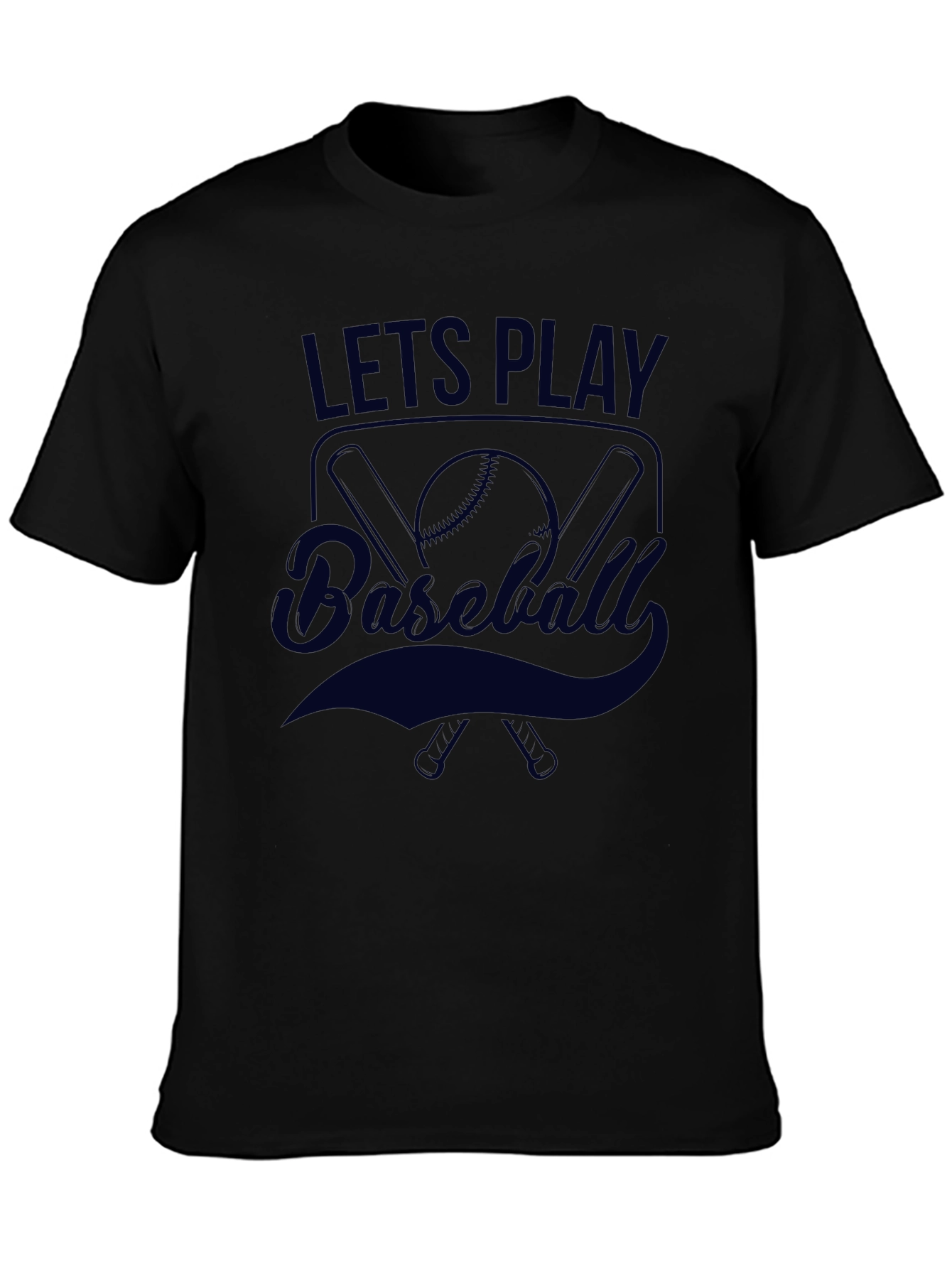Lets Play Baseball Graphic Tee