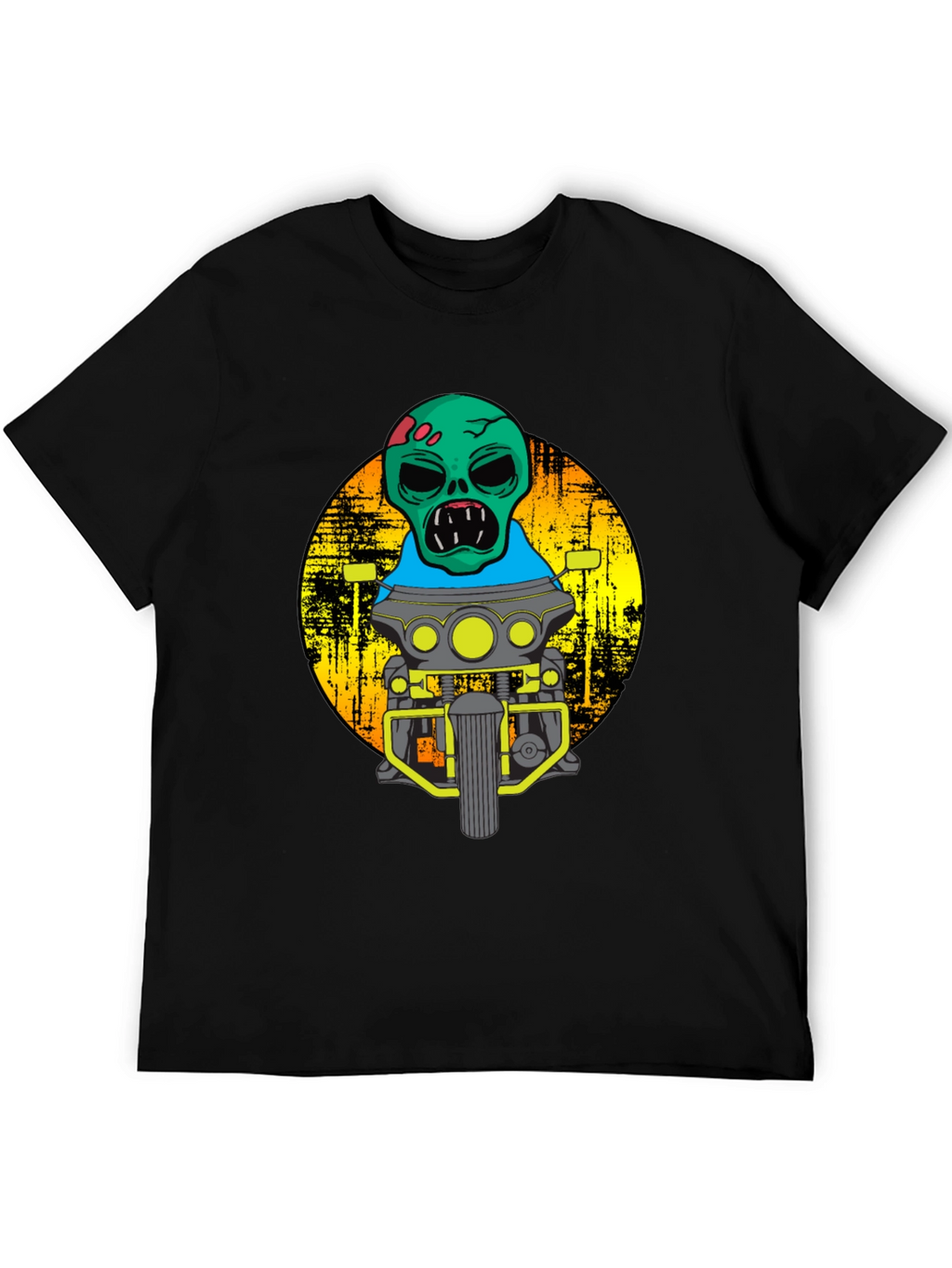 Zombie Biker T-Shirt - Cool Motorcycle Graphic Tee