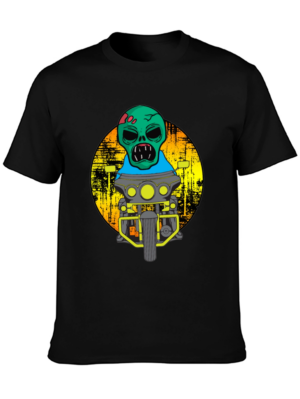 Zombie Biker T-Shirt - Cool Motorcycle Graphic Tee