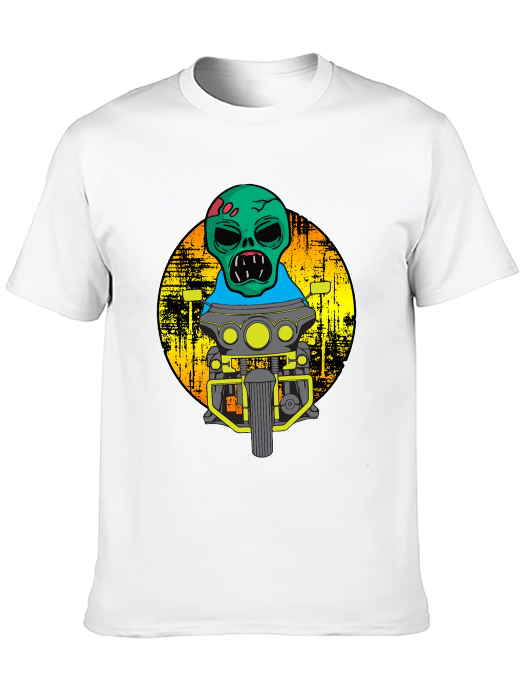 Zombie Biker T-Shirt - Cool Motorcycle Graphic Tee