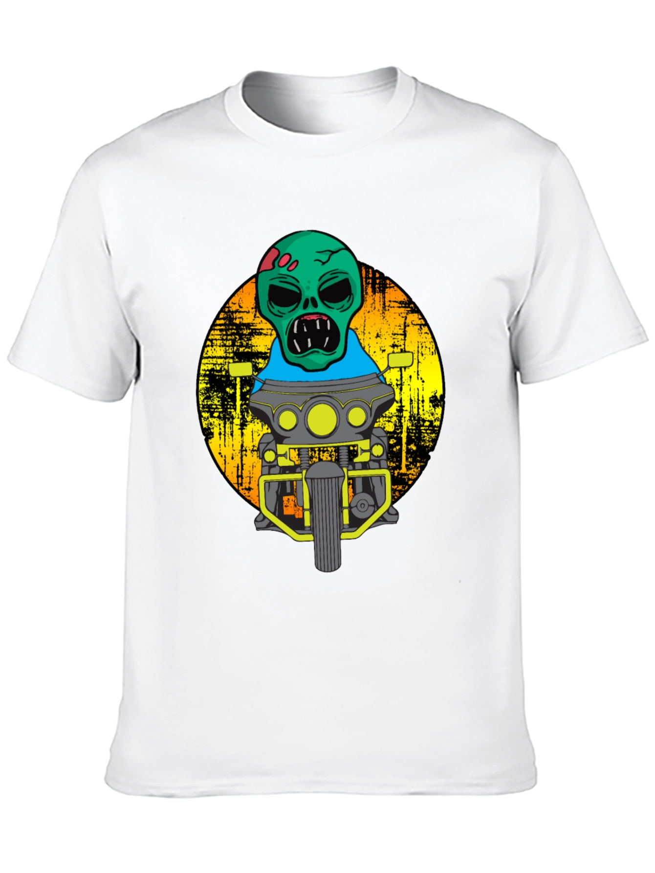 Zombie Biker T-Shirt - Cool Motorcycle Graphic Tee
