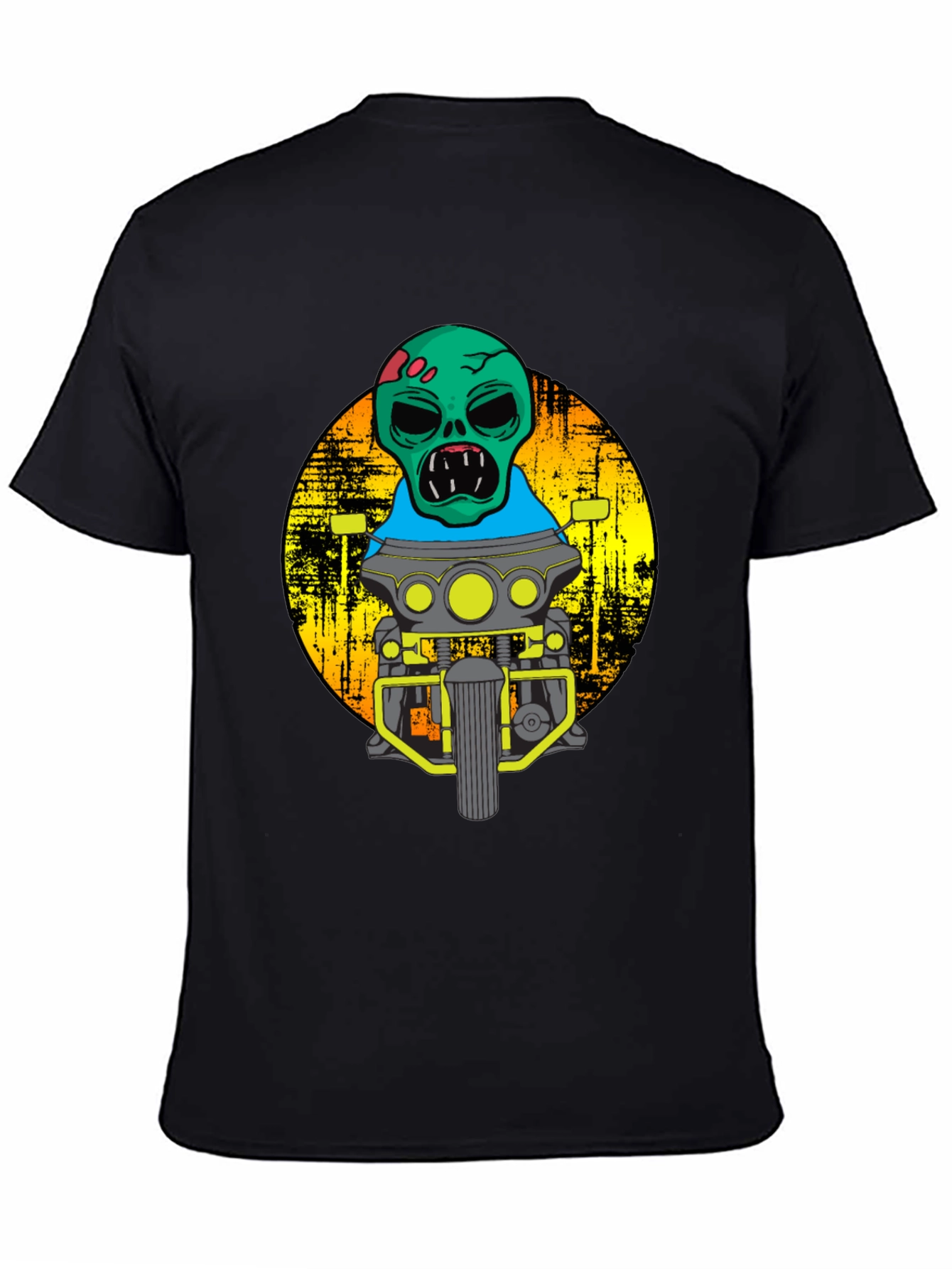 Zombie Biker T-Shirt - Cool Motorcycle Graphic Tee