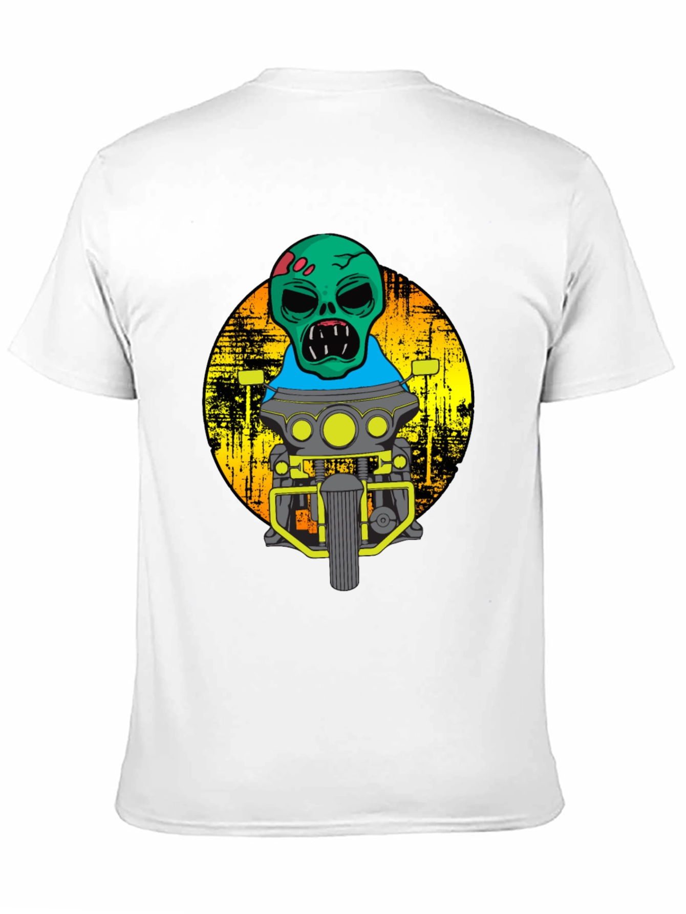 Zombie Biker T-Shirt - Cool Motorcycle Graphic Tee