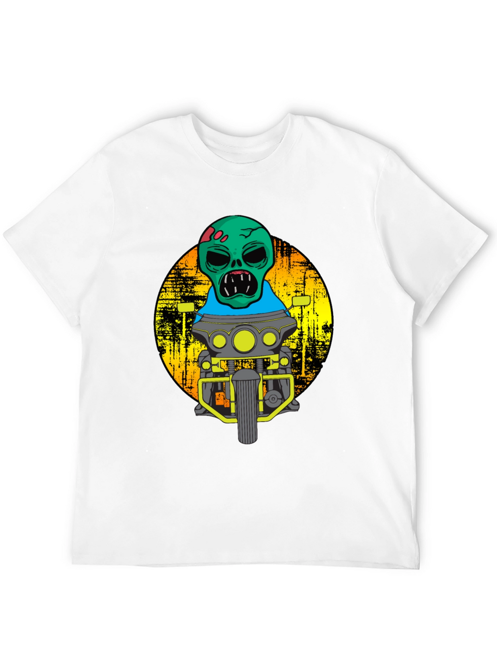 Zombie Biker T-Shirt - Cool Motorcycle Graphic Tee