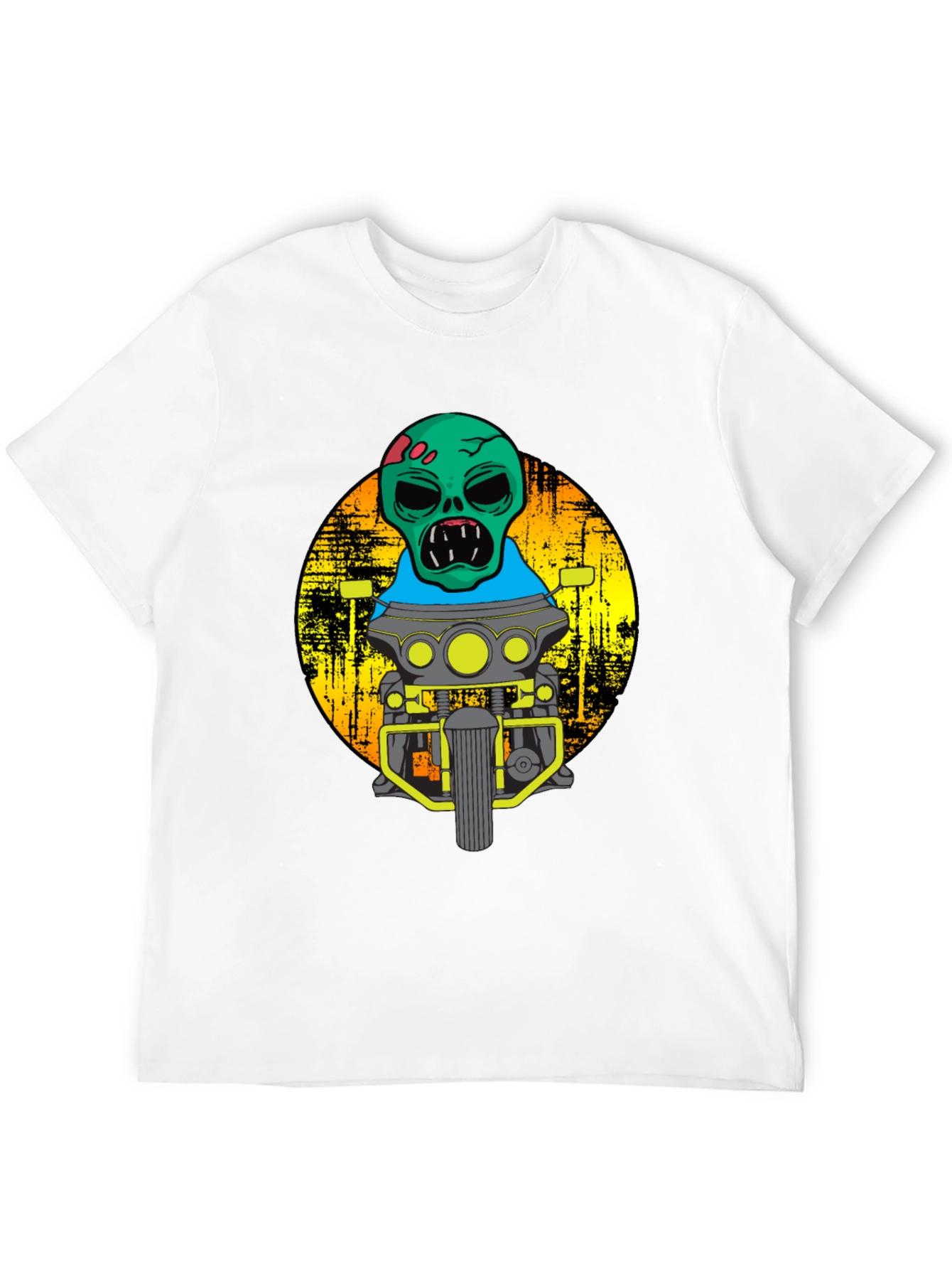 Zombie Biker T-Shirt - Cool Motorcycle Graphic Tee