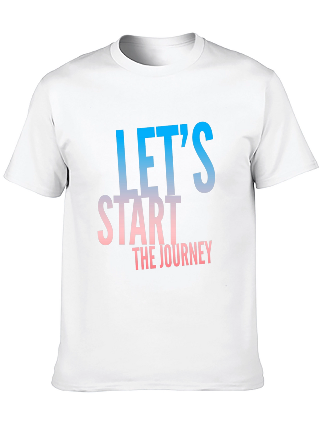 Lets Start The Journey Black T-Shirt