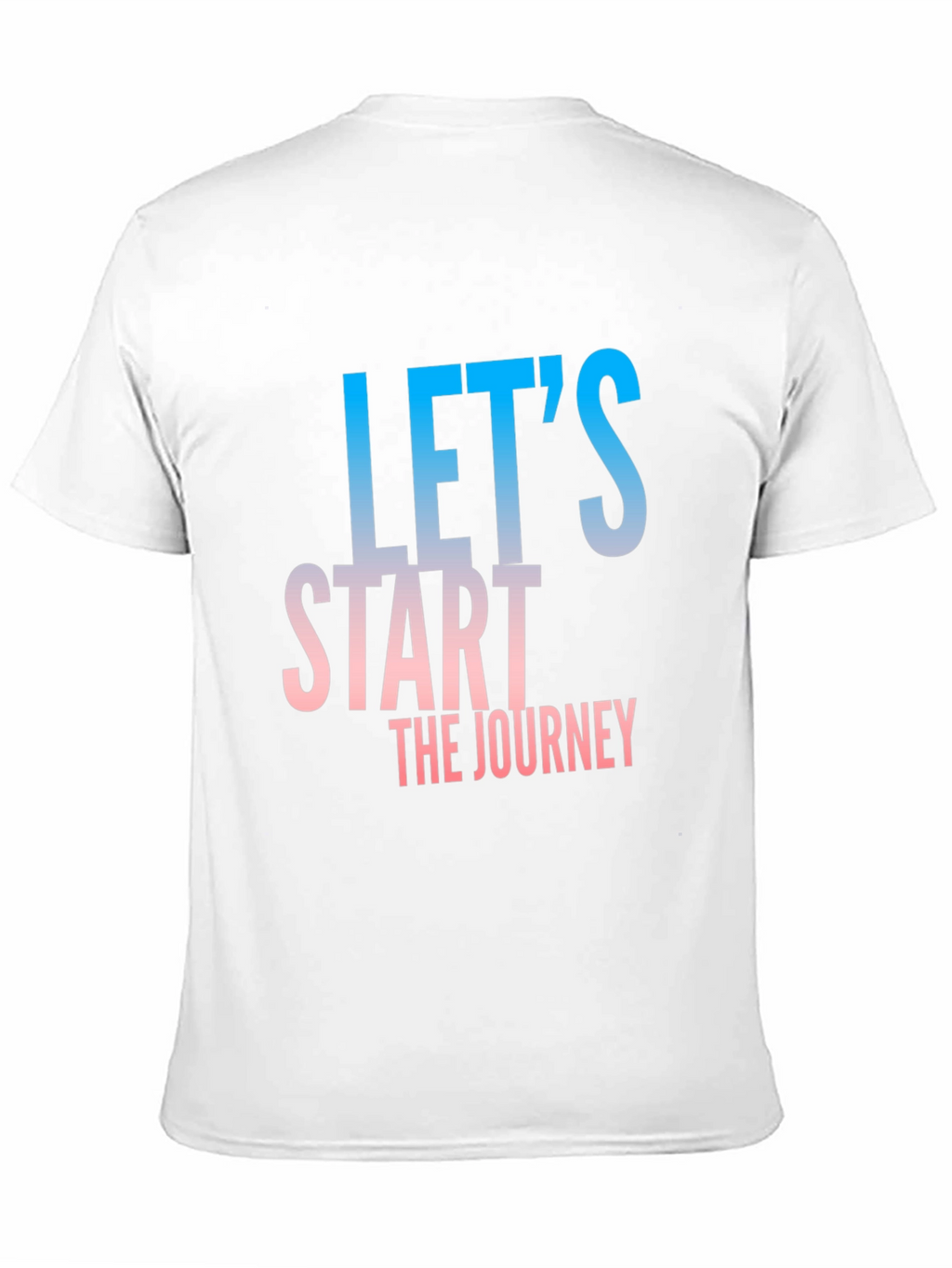 Lets Start The Journey Black T-Shirt