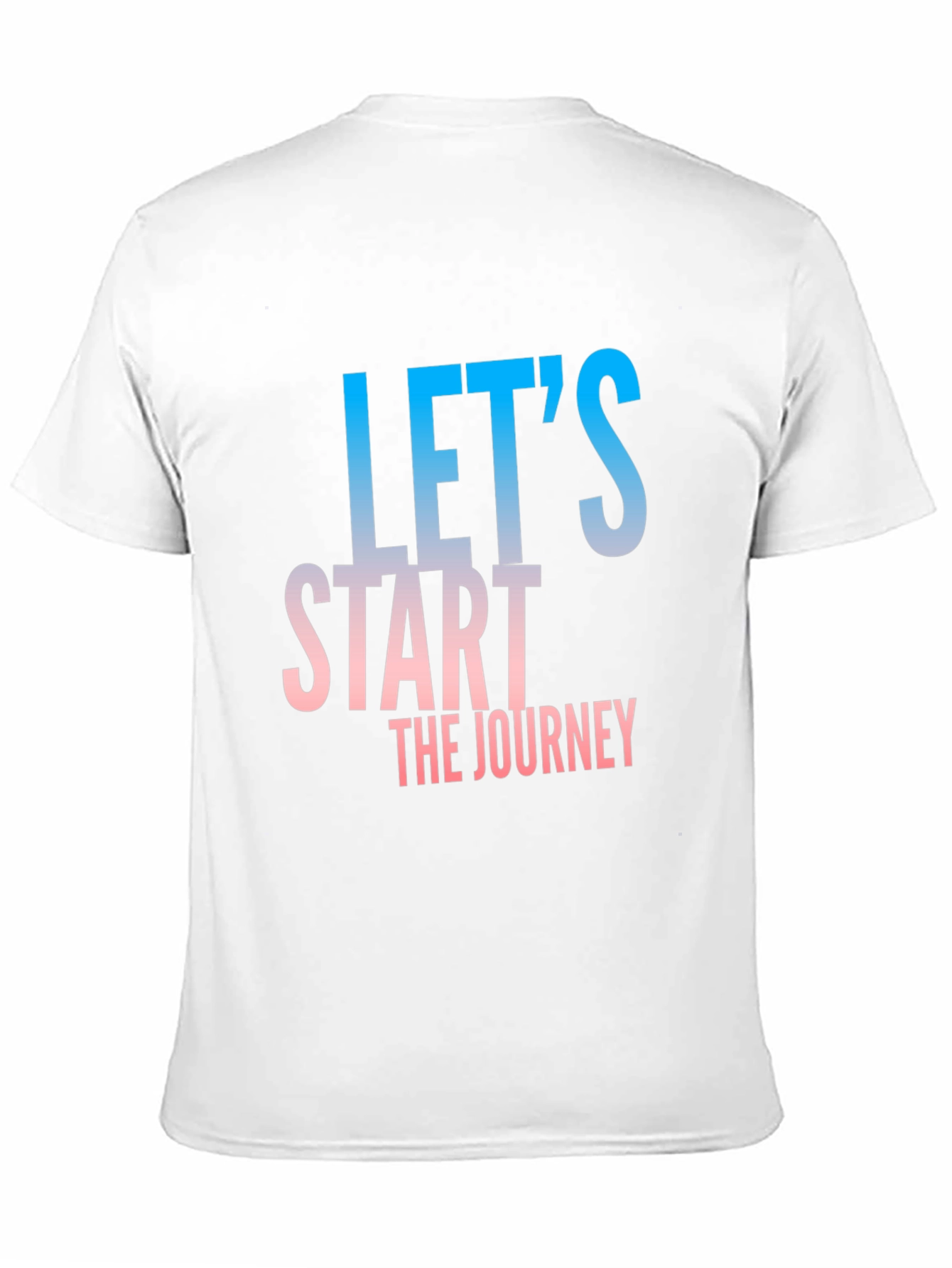 Lets Start The Journey Black T-Shirt