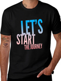 Lets Start The Journey Black T-Shirt