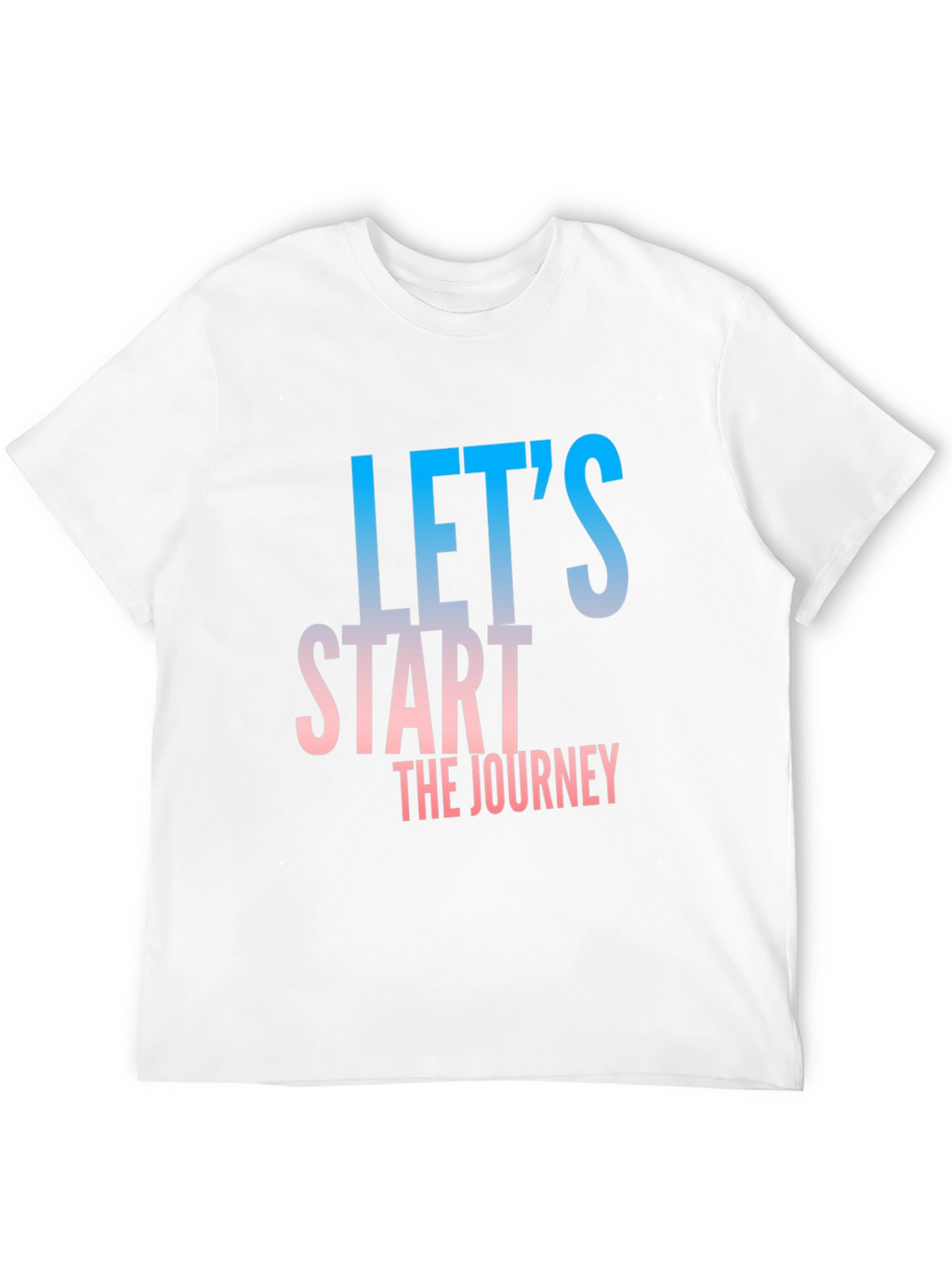 Lets Start The Journey Black T-Shirt