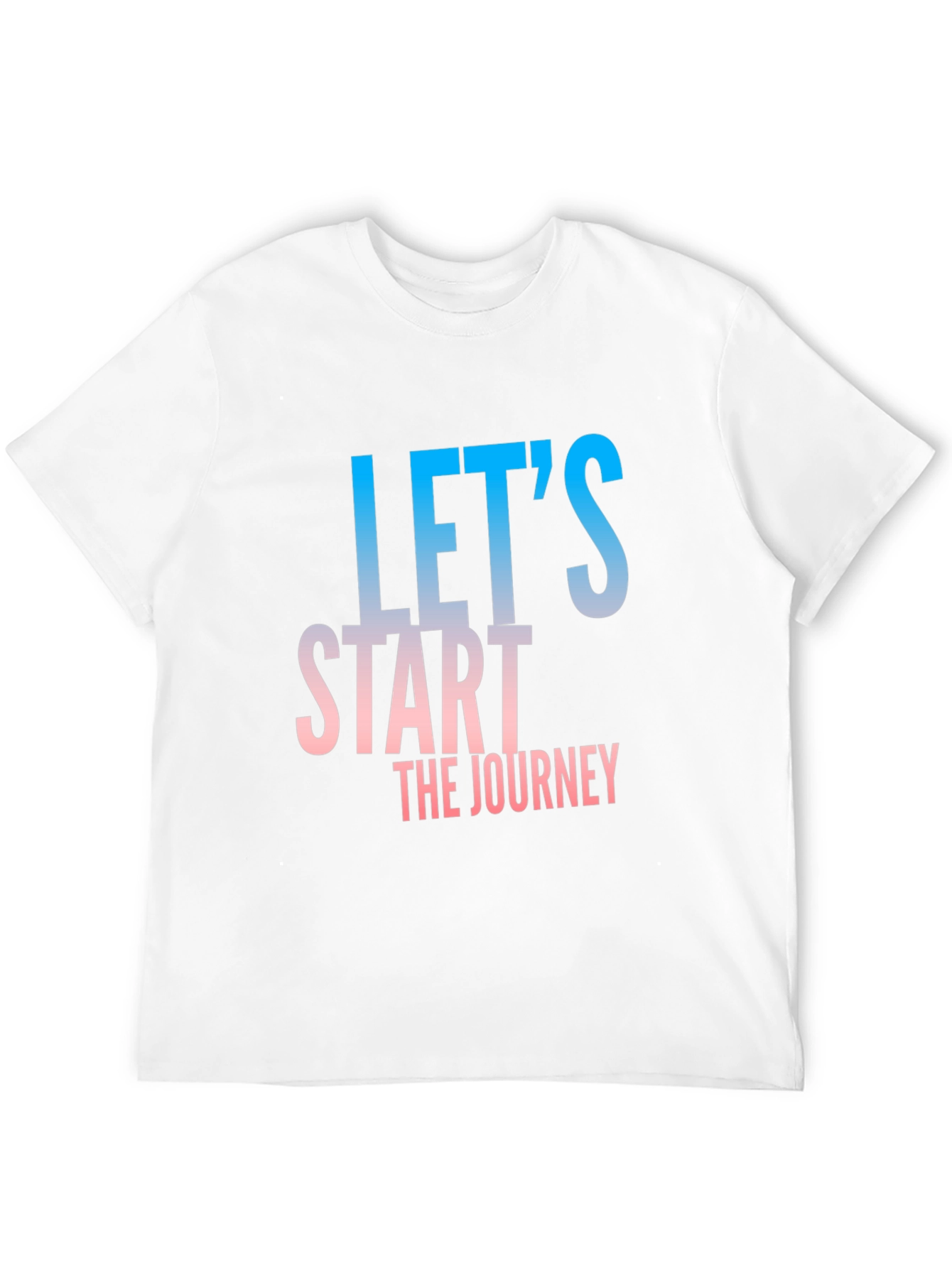 Lets Start The Journey Black T-Shirt