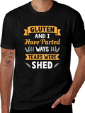 Gluten Free Novelty T-Shirt: Parted Ways Tears Shed