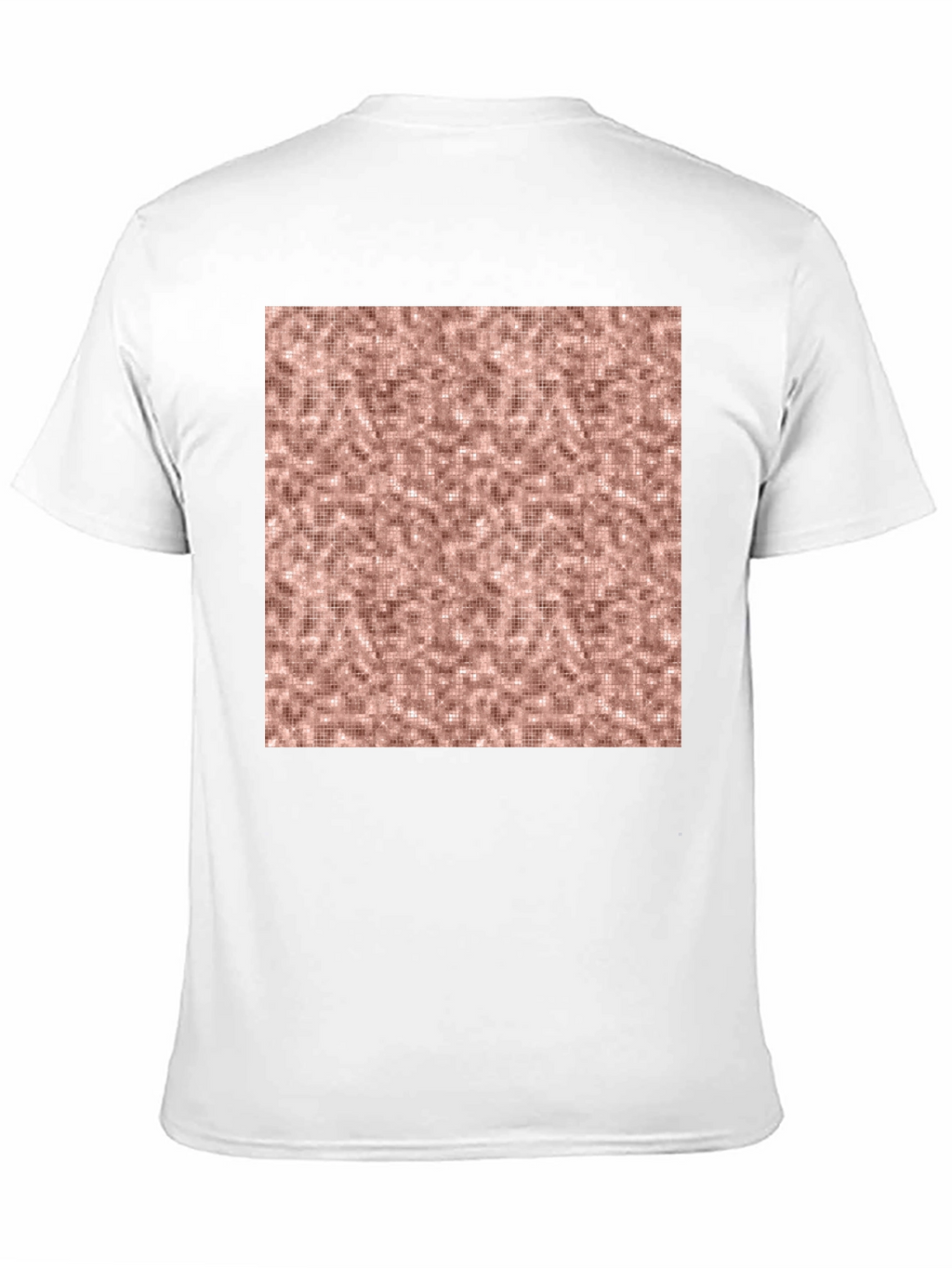 Stylish Black Tee with Abstract Square Design