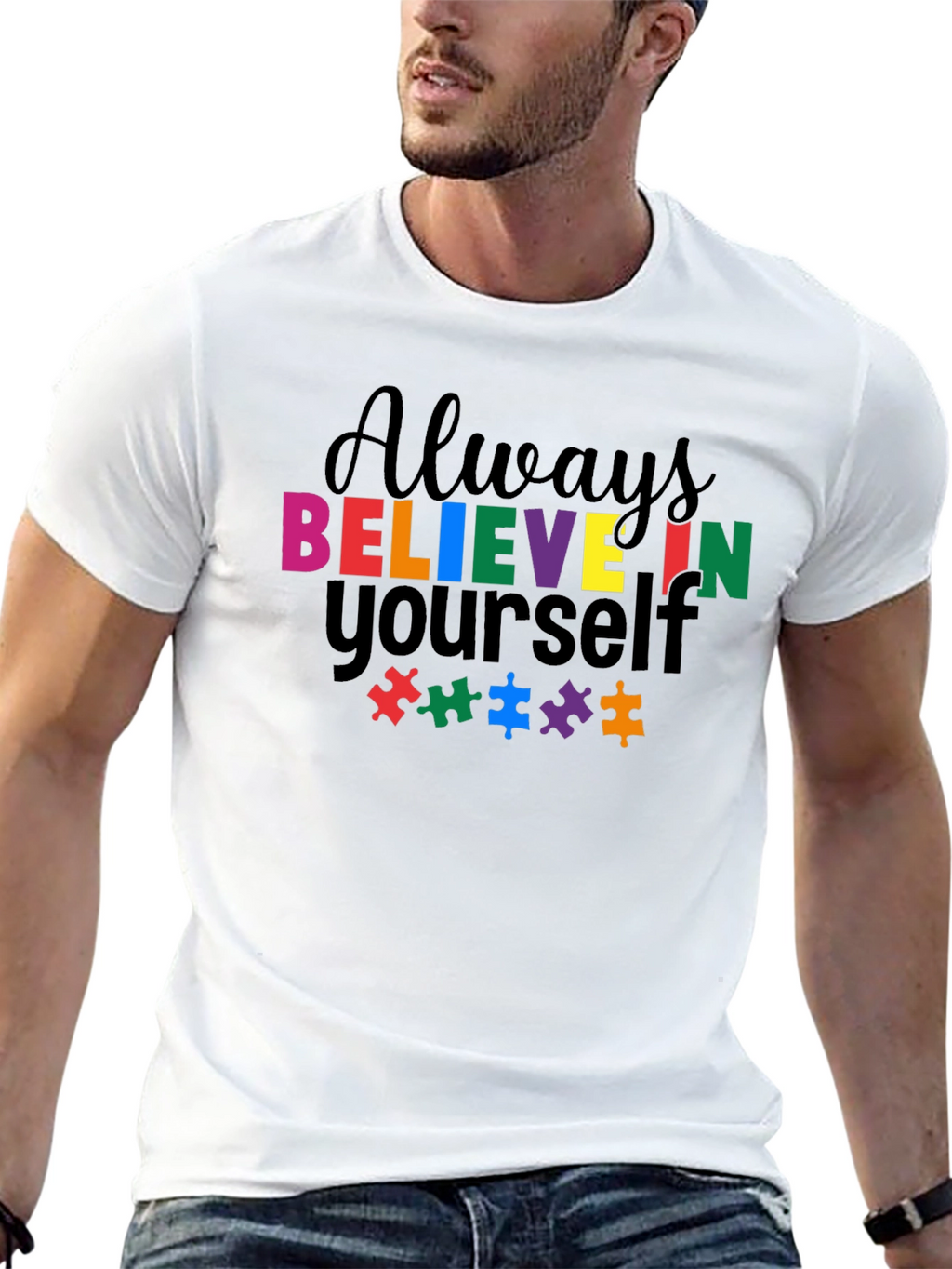 Believe in Yourself Autism Awareness T-Shirt