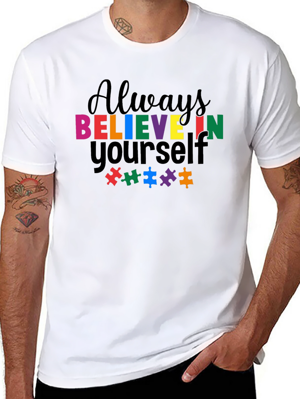 Believe in Yourself Autism Awareness T-Shirt