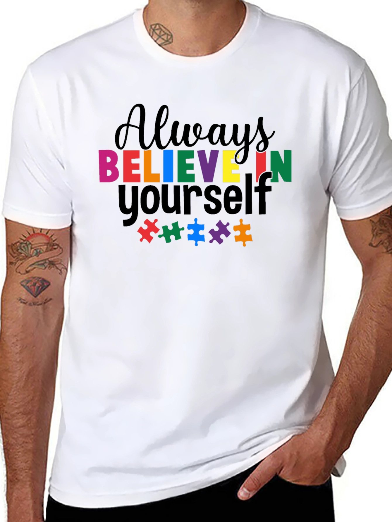 Believe in Yourself Autism Awareness T-Shirt