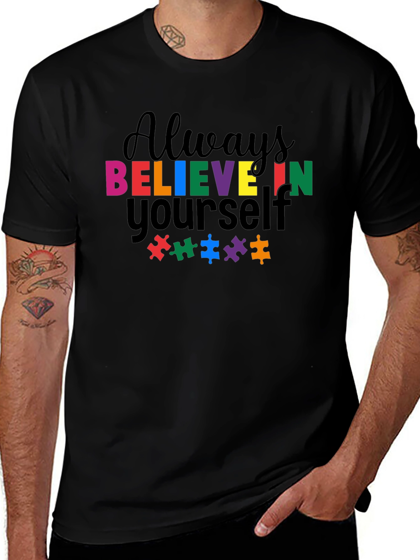 Believe in Yourself Autism Awareness T-Shirt