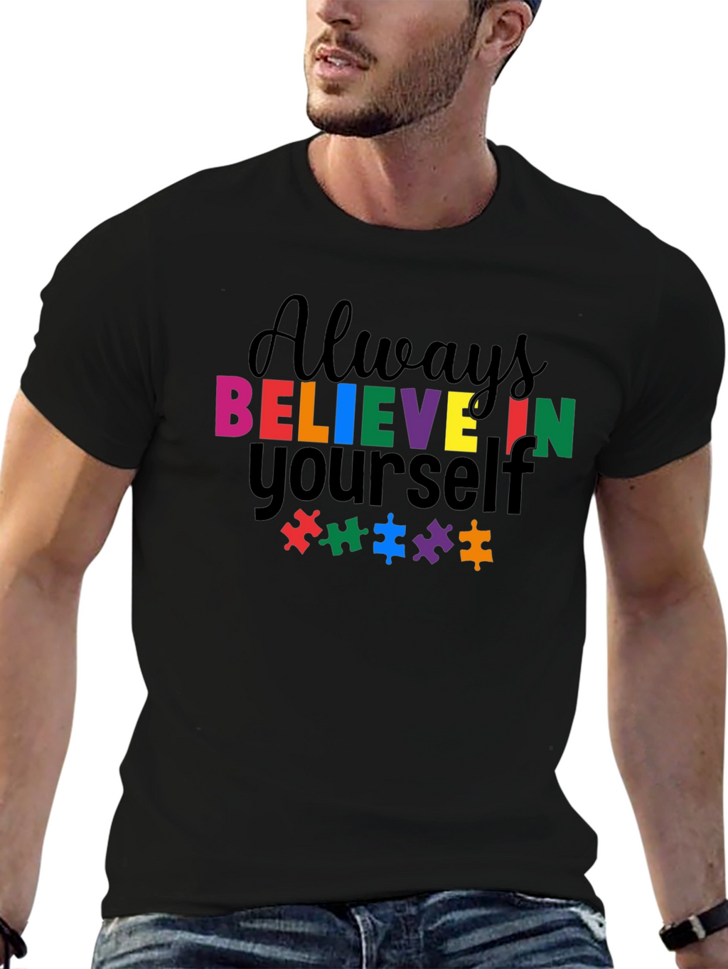 Believe in Yourself Autism Awareness T-Shirt