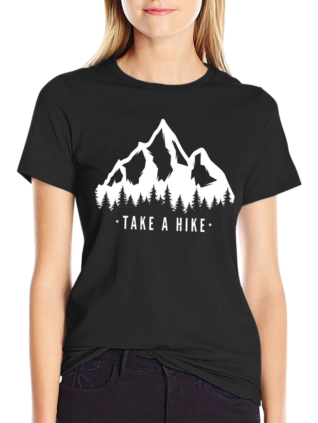 Take a Hike Graphic Tee - Mountain Design