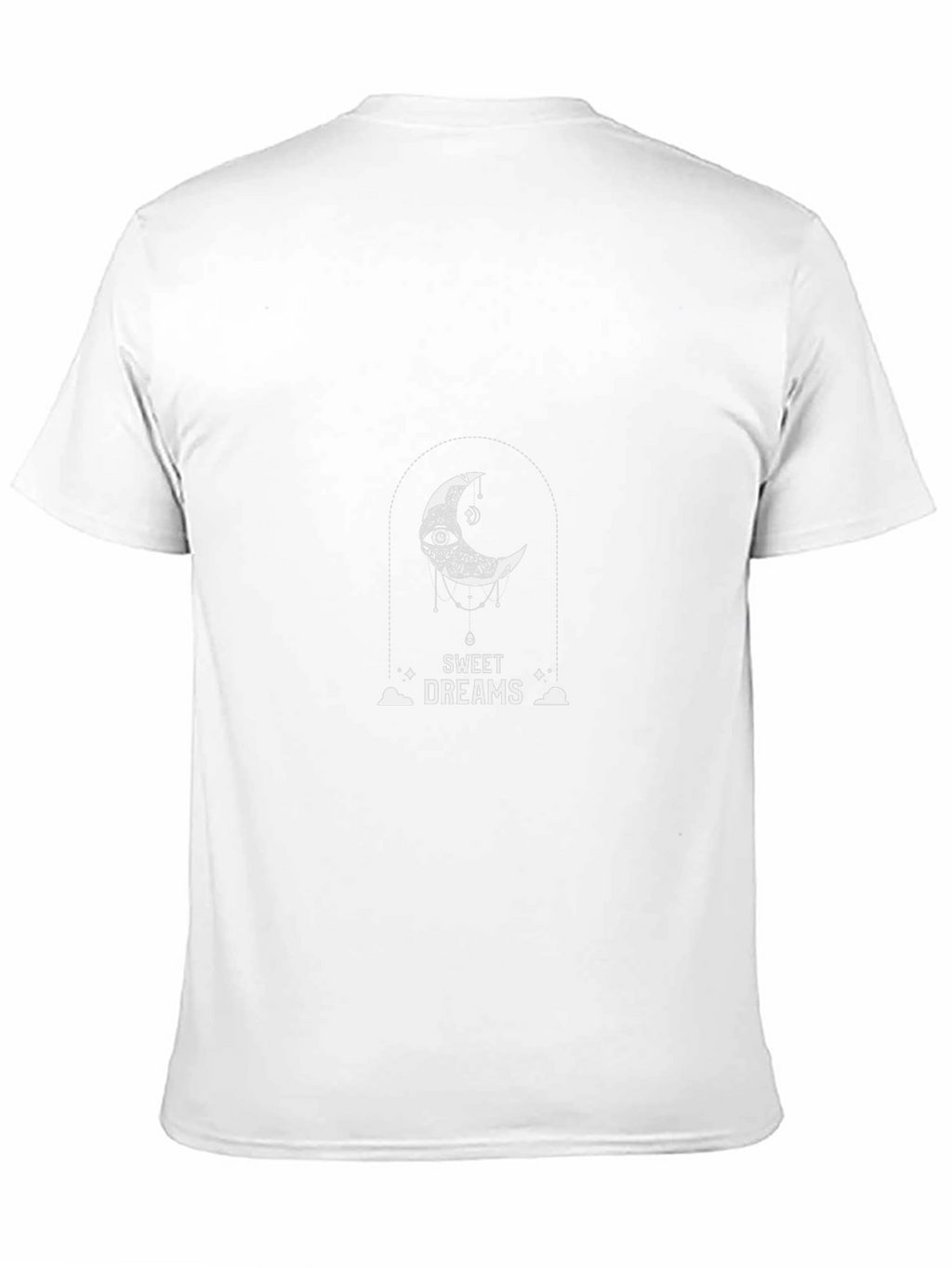 Sweet Dreams Moon Graphic Tee - Black