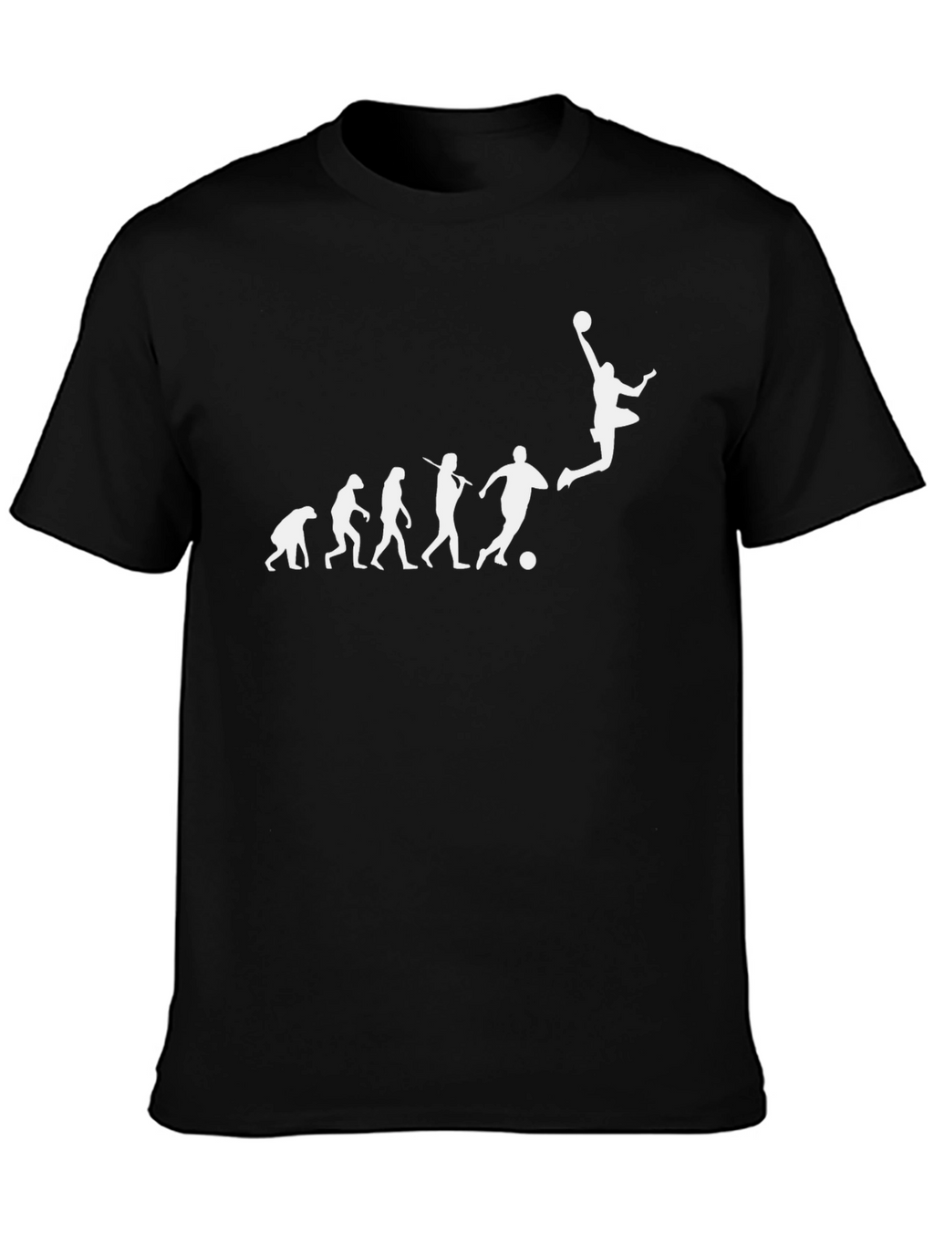 Evolution of Sports Black T-Shirt