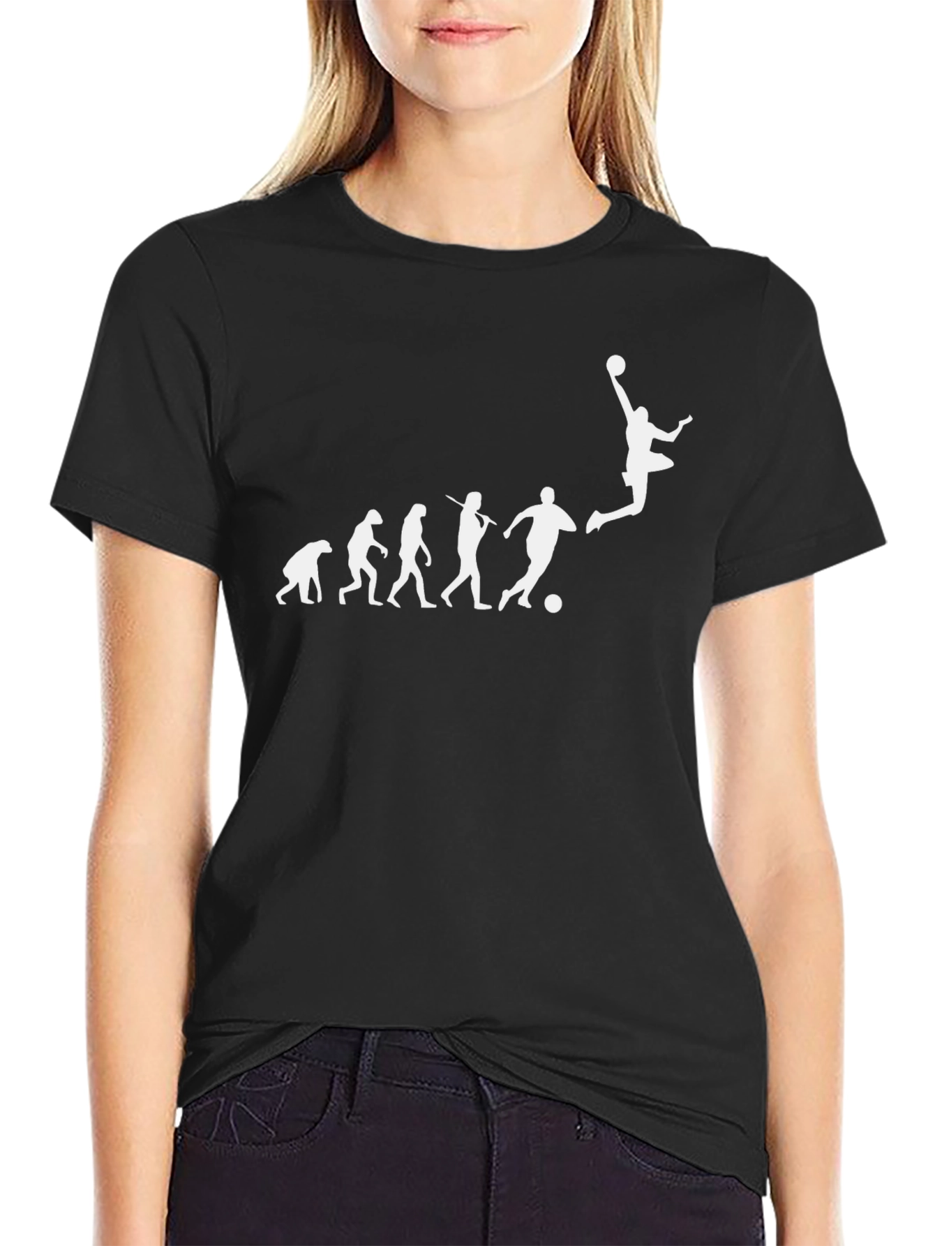 Evolution of Sports Black T-Shirt